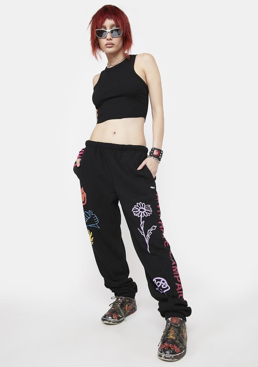 Anti Graphic Sweatpants sold by Dolls Kill product image thumbnail 2