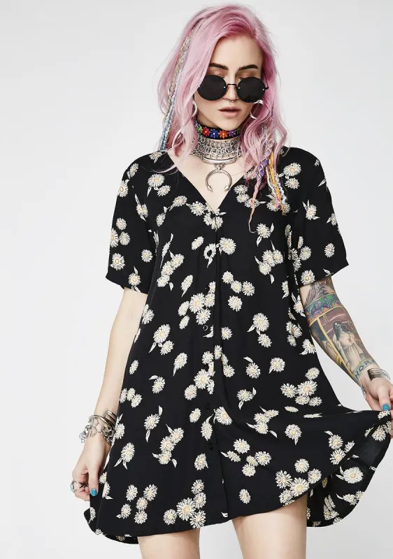 Grunge Daisy Crosena Dress sold by Dolls Kill