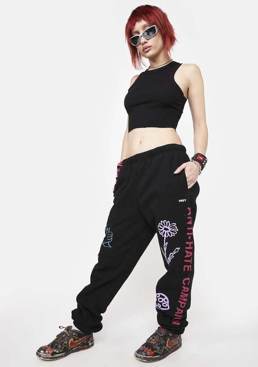 Anti Graphic Sweatpants sold by Dolls Kill product image thumbnail 3