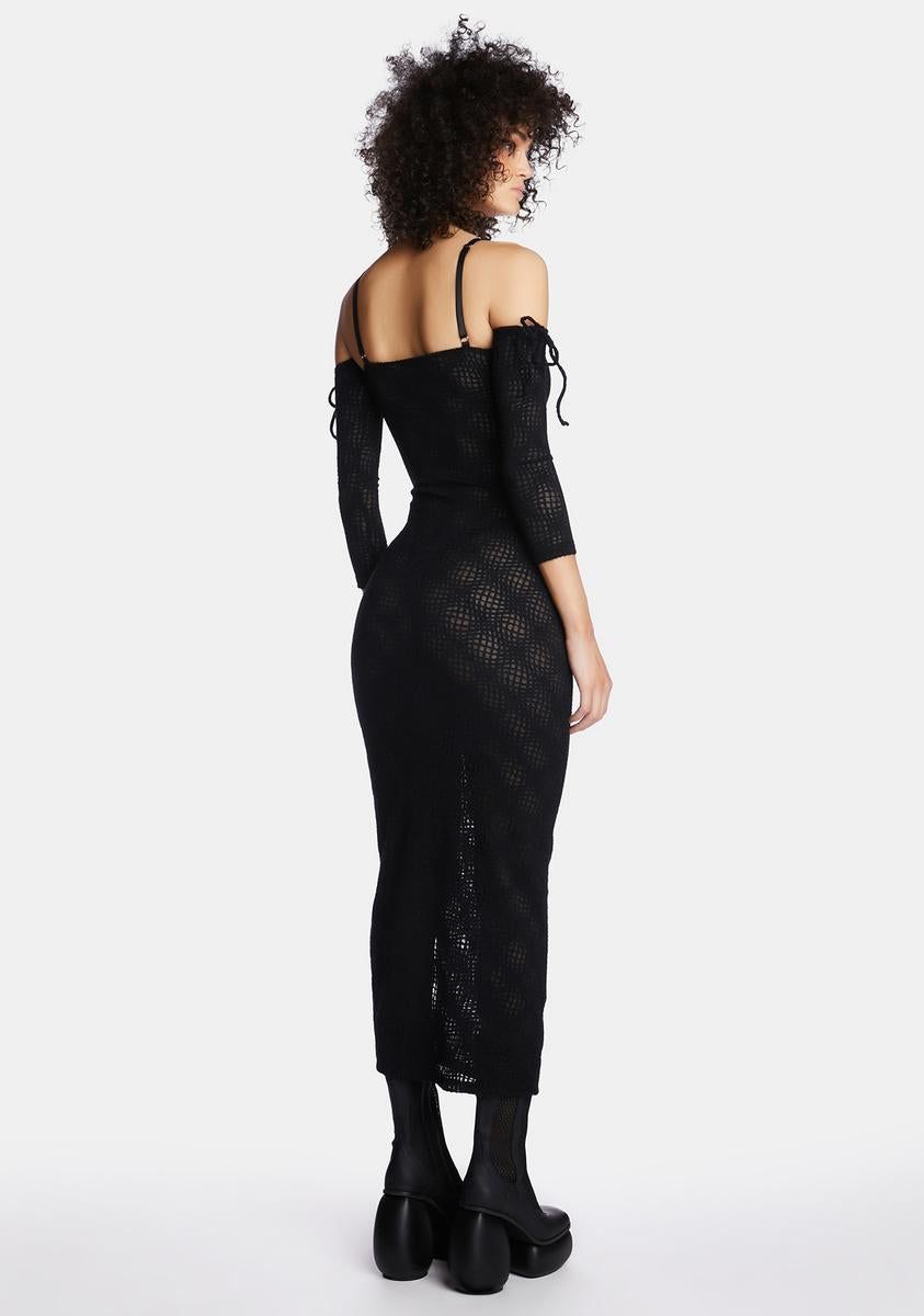 Humble Brag Maxi Dress sold by Dolls Kill product image thumbnail 4