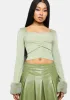 Dude Say You'll Stay Crop Top sold by Dolls Kill