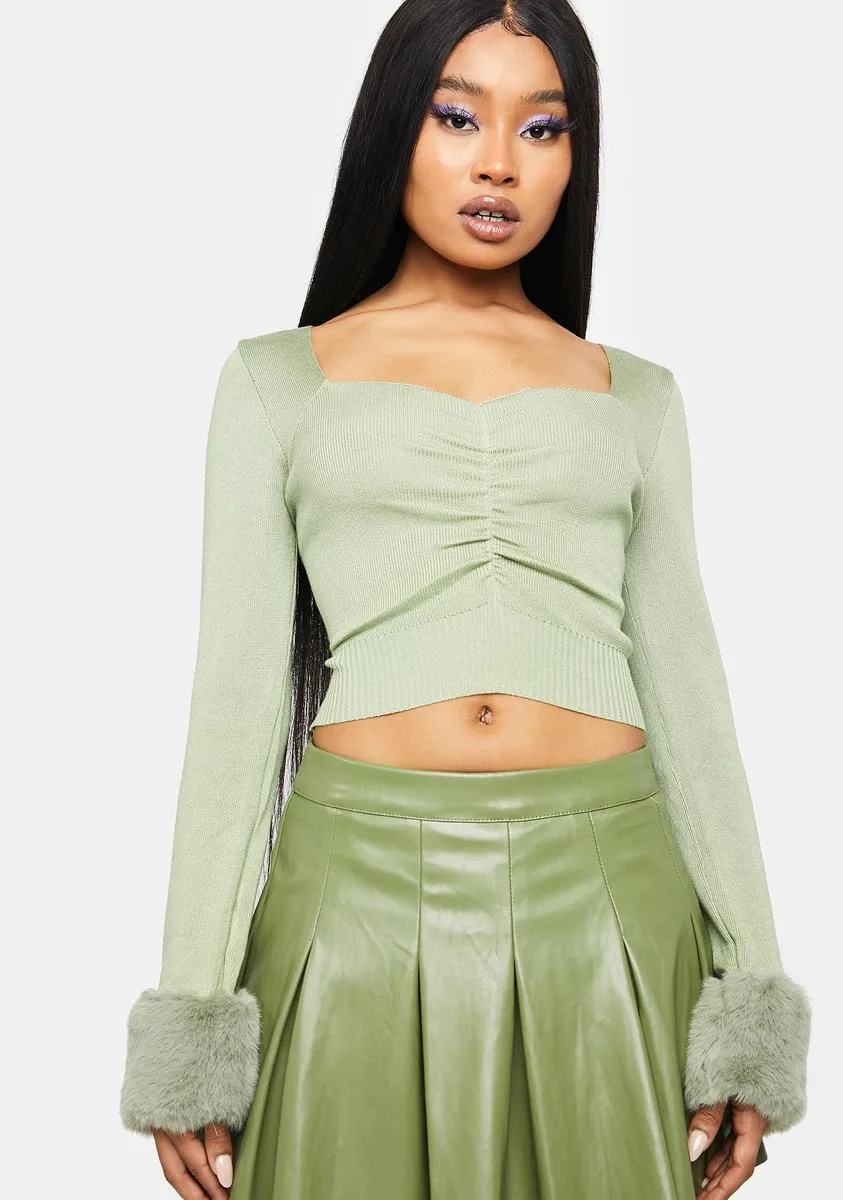 Dude Say You'll Stay Crop Top sold by Dolls Kill