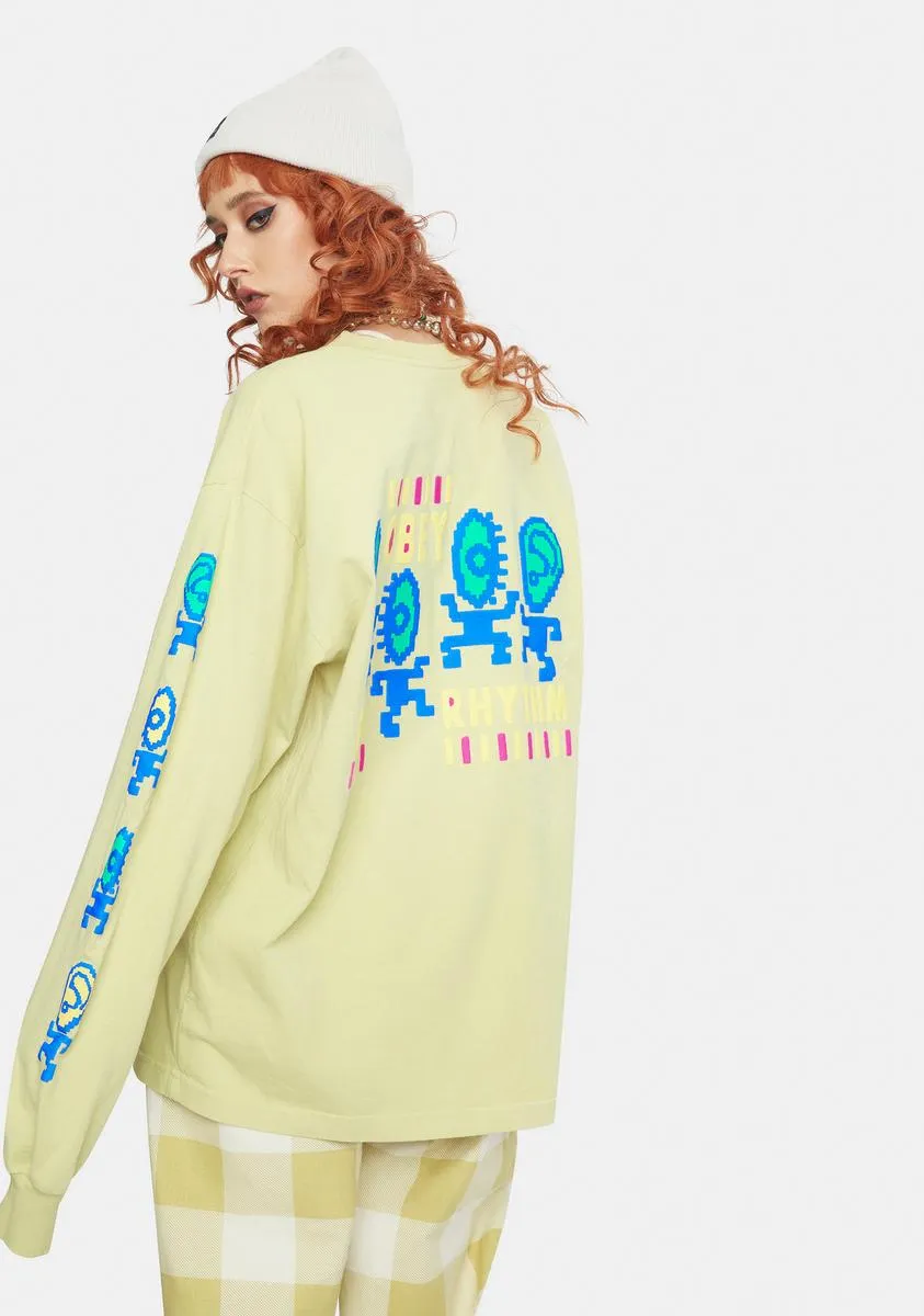 The Rhythm 2 Long Sleeve Graphic Tee sold by Dolls Kill product image thumbnail 4