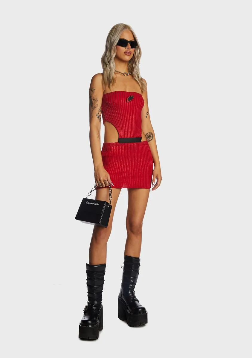 Racer Metallic 2 In 1 Dress sold by Dolls Kill product image thumbnail 5