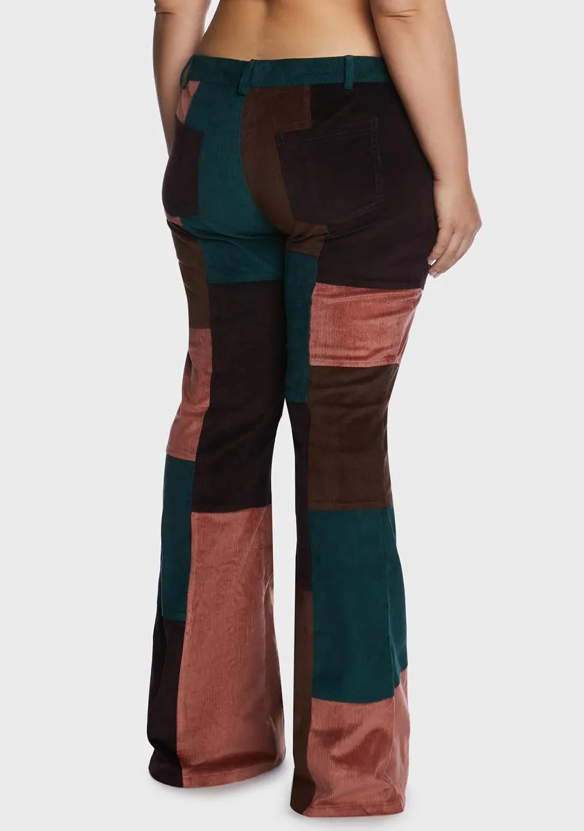 Plus Wonderstruck Corduroy Flare Pants sold by Dolls Kill product image thumbnail 4