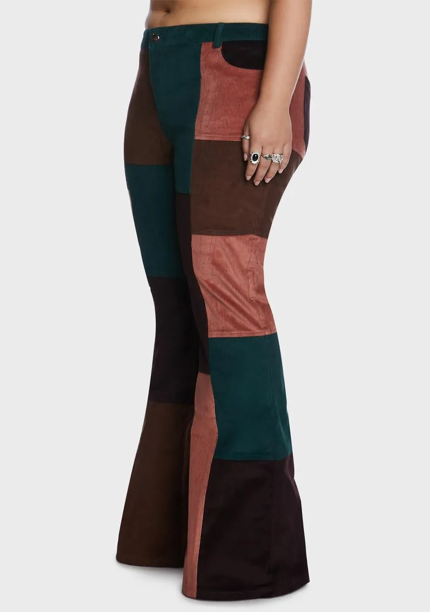 Plus Wonderstruck Corduroy Flare Pants sold by Dolls Kill product image thumbnail 2