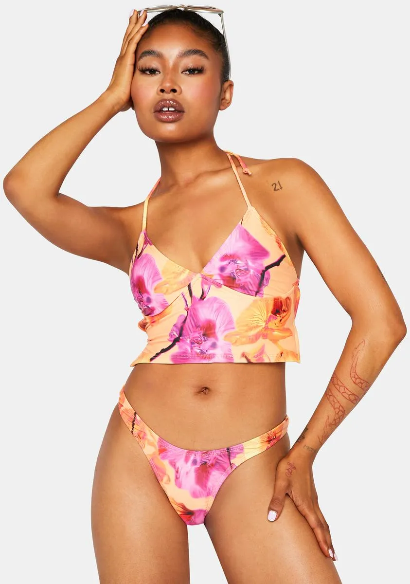 Blurred Orchid Peach Farida Bikini Bottoms sold by Dolls Kill product image thumbnail 2