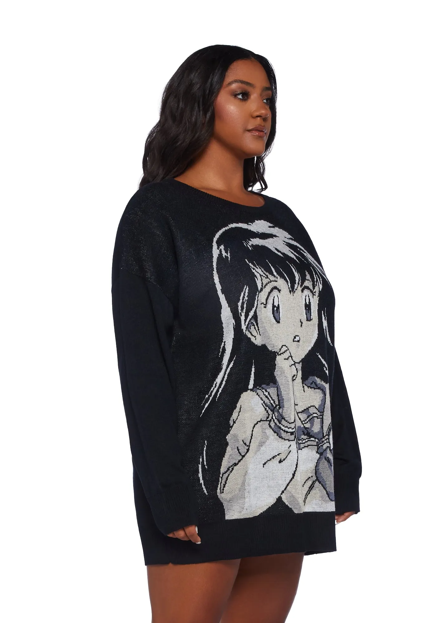 Plus My Beloved One Oversized Sweater sold by Dolls Kill product image thumbnail 3