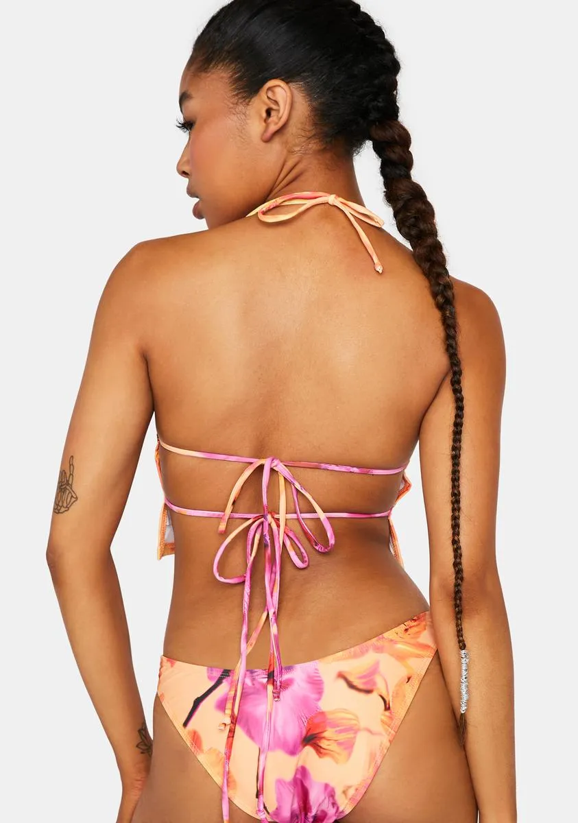 Blurred Orchid Peach Farida Bikini Bottoms sold by Dolls Kill product image thumbnail 4