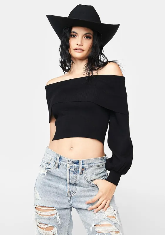 Late Night Thing Asymmetrical Crop Top sold by Dolls Kill