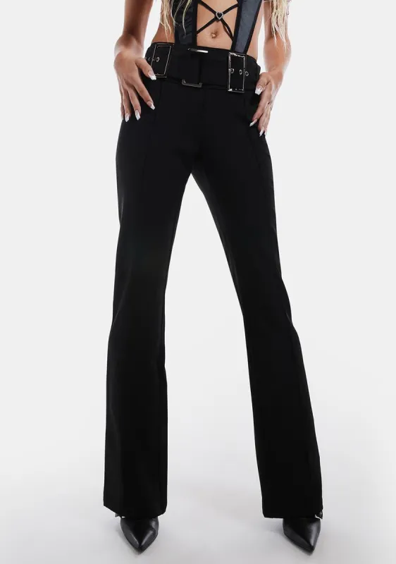 Attitude Buckle Pants made by Dolls Kill