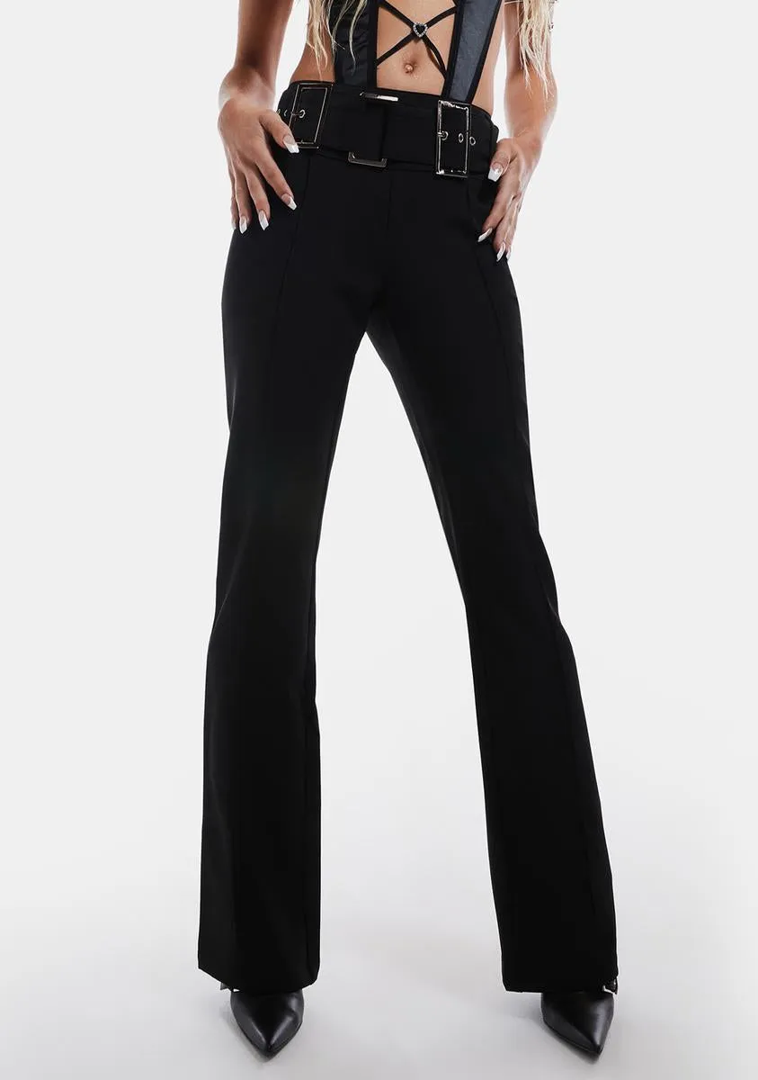 Attitude Buckle Pants sold by Dolls Kill