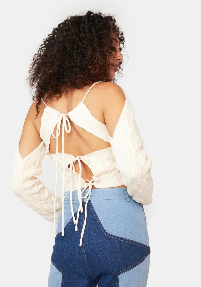 Best Choice Cable Knit Top sold by Dolls Kill product image thumbnail 4