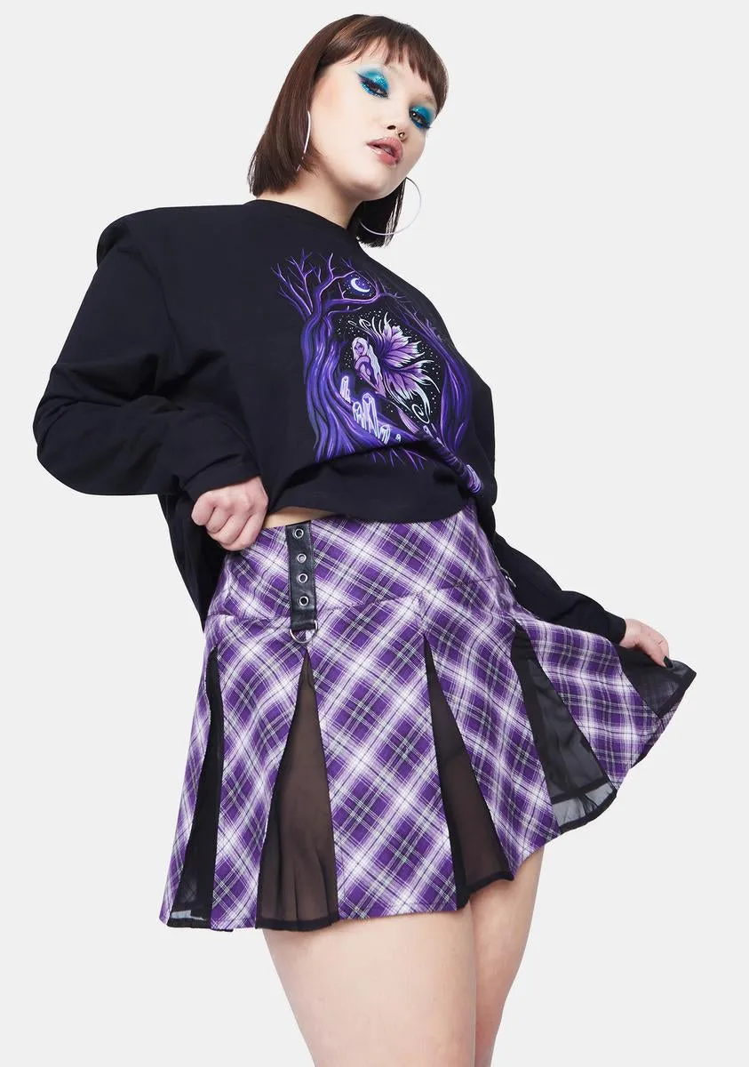 My Intuition On Point Plaid Mini Skirt sold by Dolls Kill product image thumbnail 2