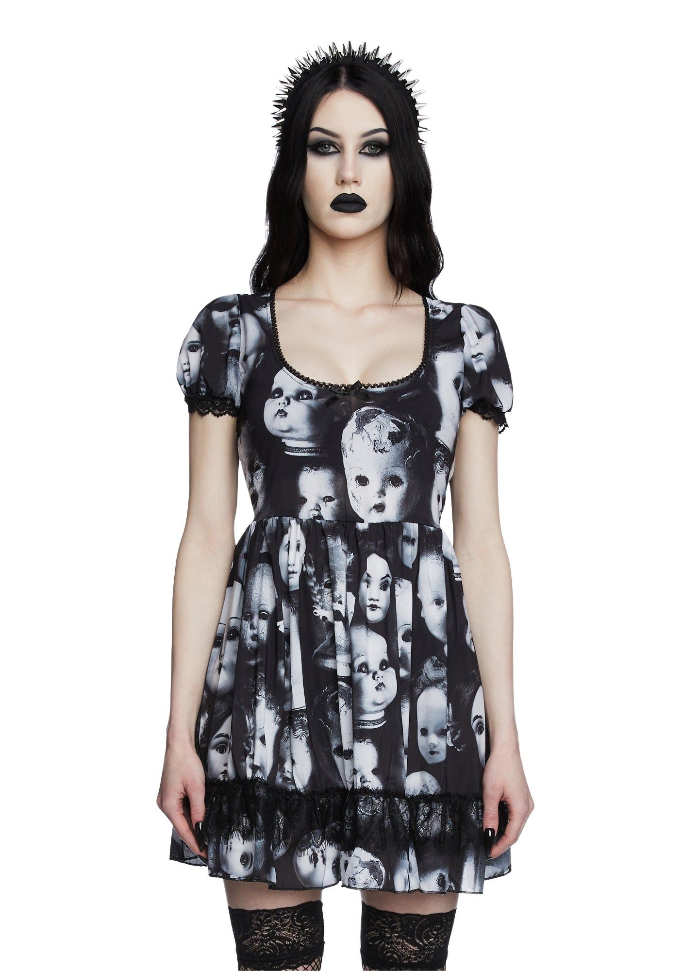 Wayward Souls Babydoll Dress sold by Dolls Kill