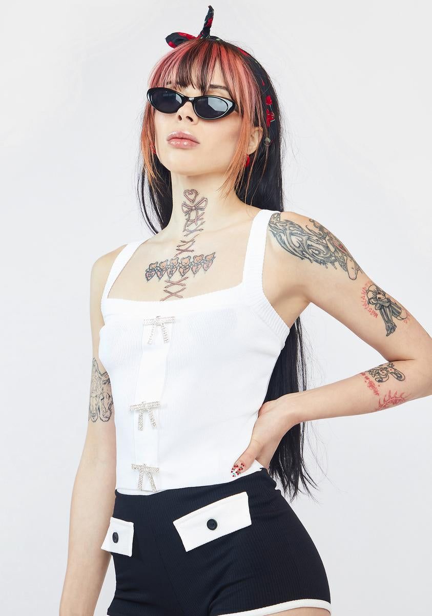 Pure Perfect Princess Knit Tank sold by Dolls Kill product image thumbnail 2