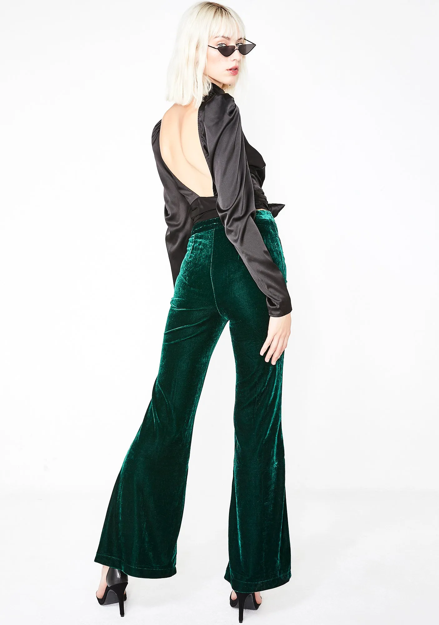 Luxxurious Lady Velvet Pants sold by Dolls Kill product image thumbnail 4