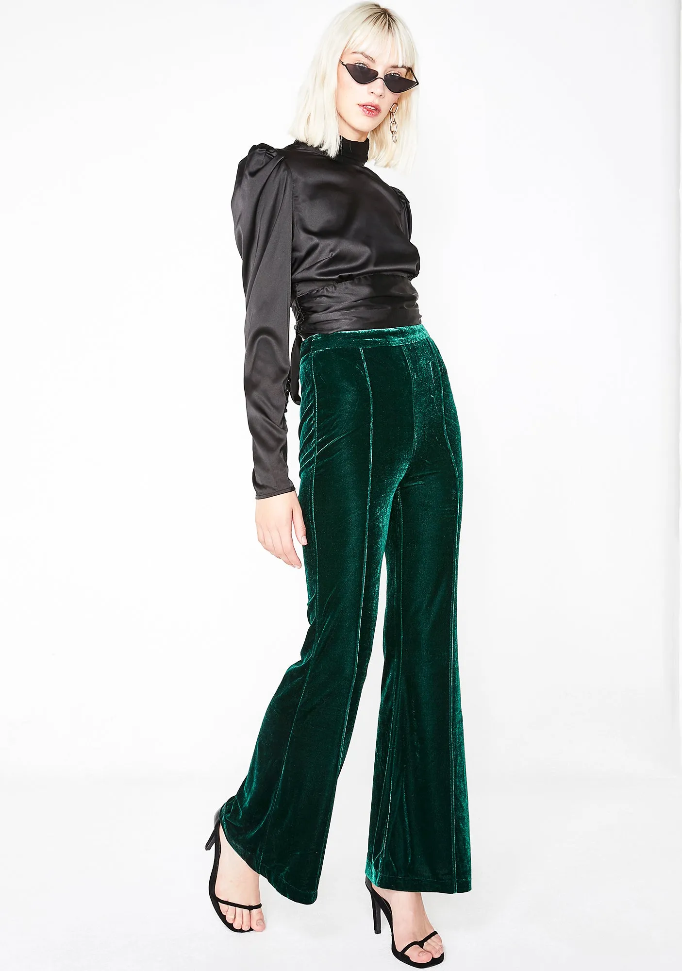 Luxxurious Lady Velvet Pants sold by Dolls Kill product image thumbnail 2