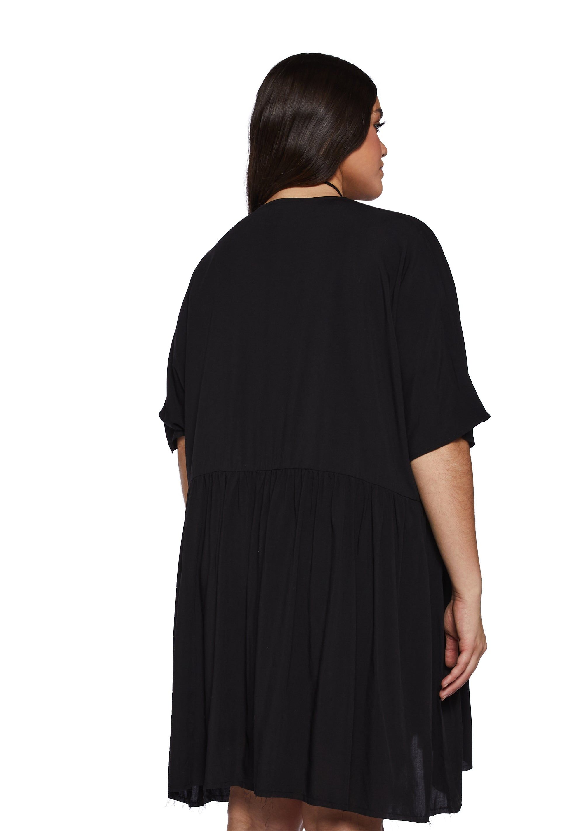 Plus Not Your Babydoll Dress - Black sold by Dolls Kill product image thumbnail 4