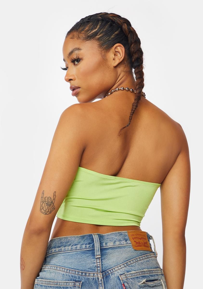 Bit Of Honey Lace Up Tube Top sold by Dolls Kill product image thumbnail 4