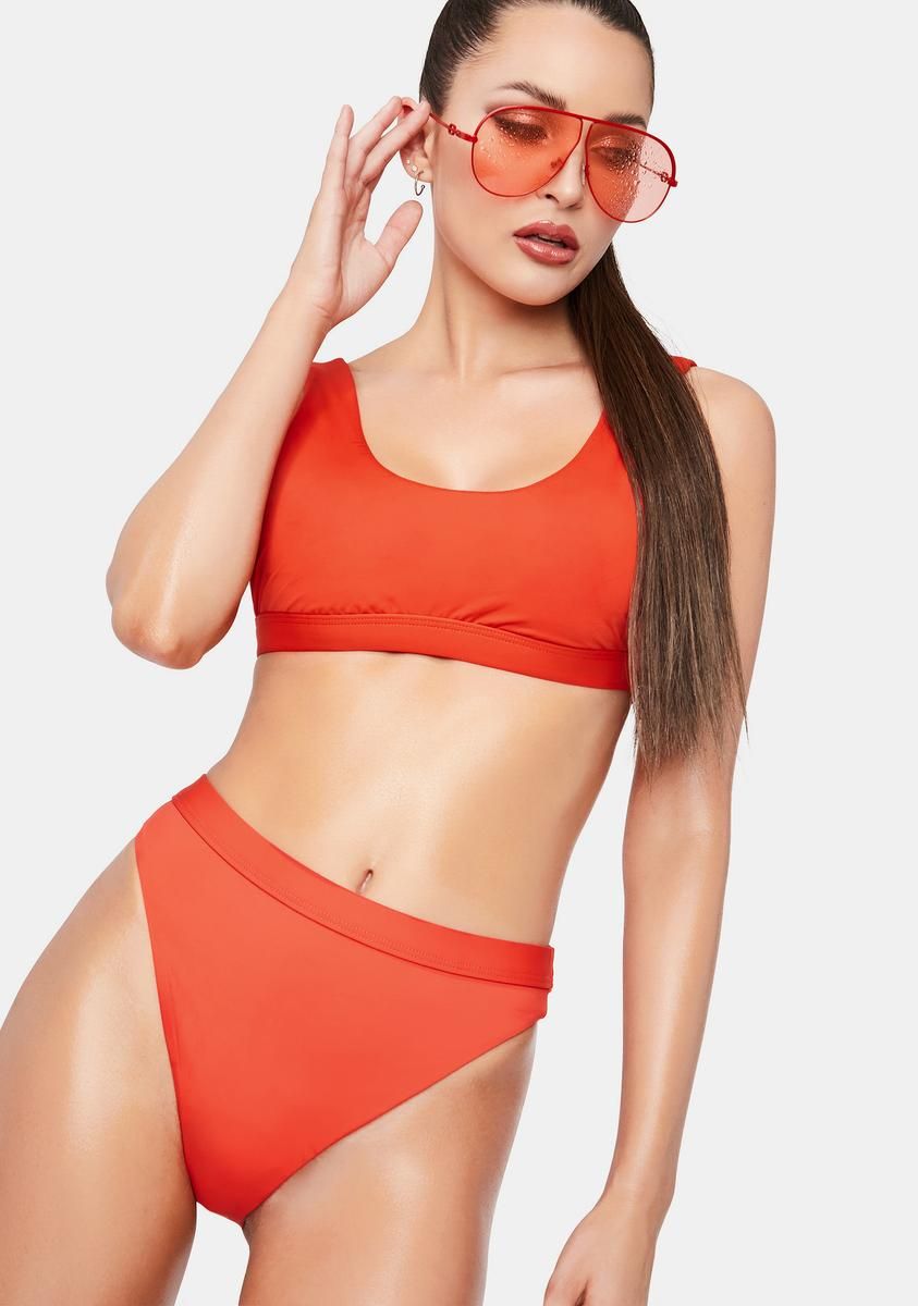 Red Ultra Bikini Bottoms sold by Dolls Kill product image thumbnail 2