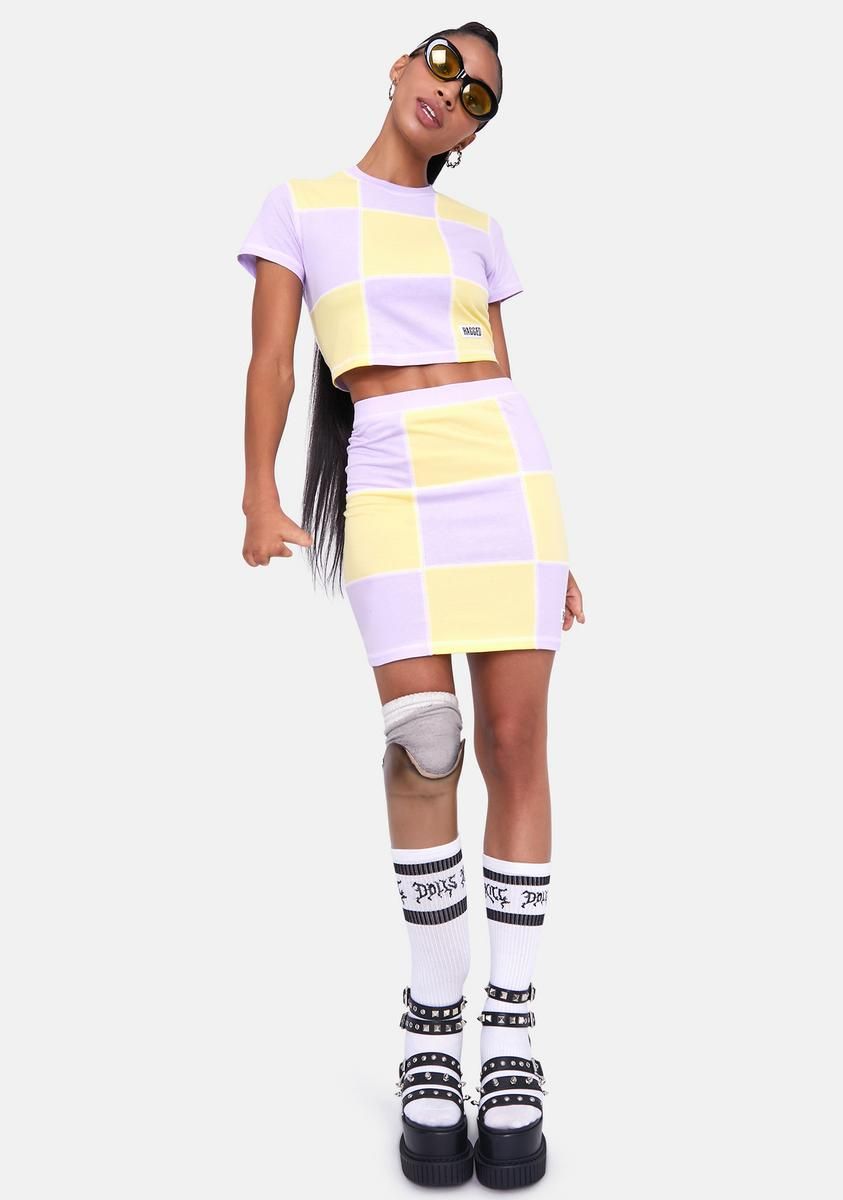 Laser Skirt sold by Dolls Kill product image thumbnail 4