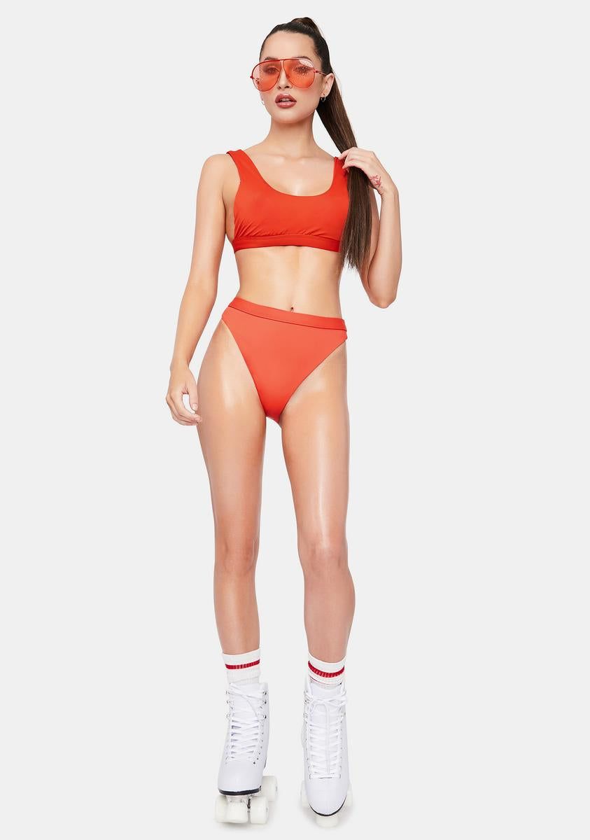 Red Ultra Bikini Bottoms sold by Dolls Kill product image thumbnail 3