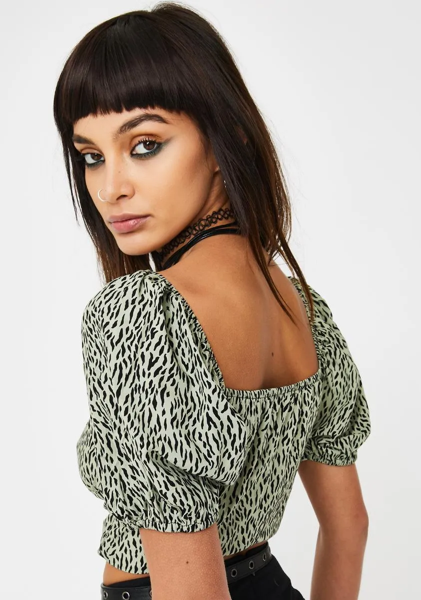 Jaguar Rocha Crop Top sold by Dolls Kill product image thumbnail 4