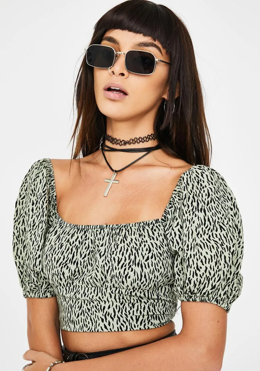 Jaguar Rocha Crop Top sold by Dolls Kill product image thumbnail 2