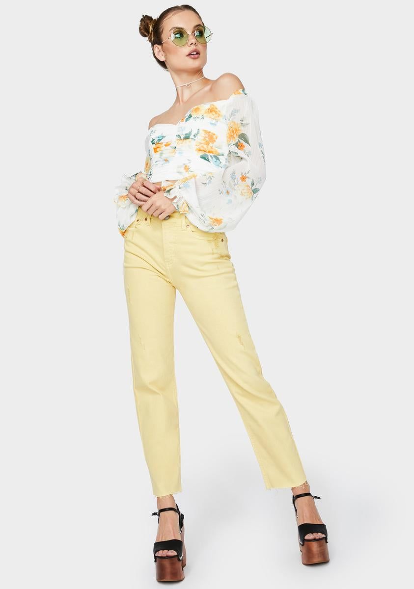 Golden Hour Straight Up High Rise Jeans sold by Dolls Kill product image thumbnail 2