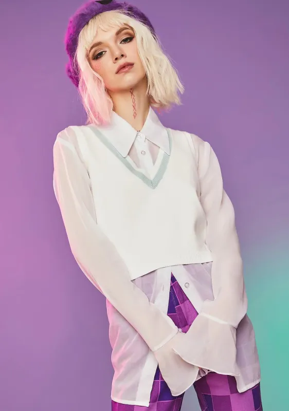 Like It Like That Sweater Vest sold by Dolls Kill