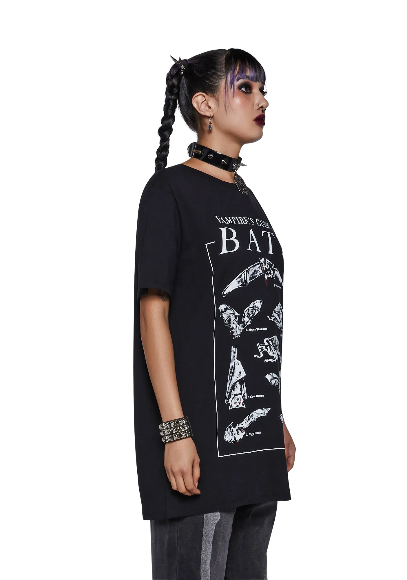 She's My Little Batty Graphic Tee sold by Dolls Kill product image thumbnail 3