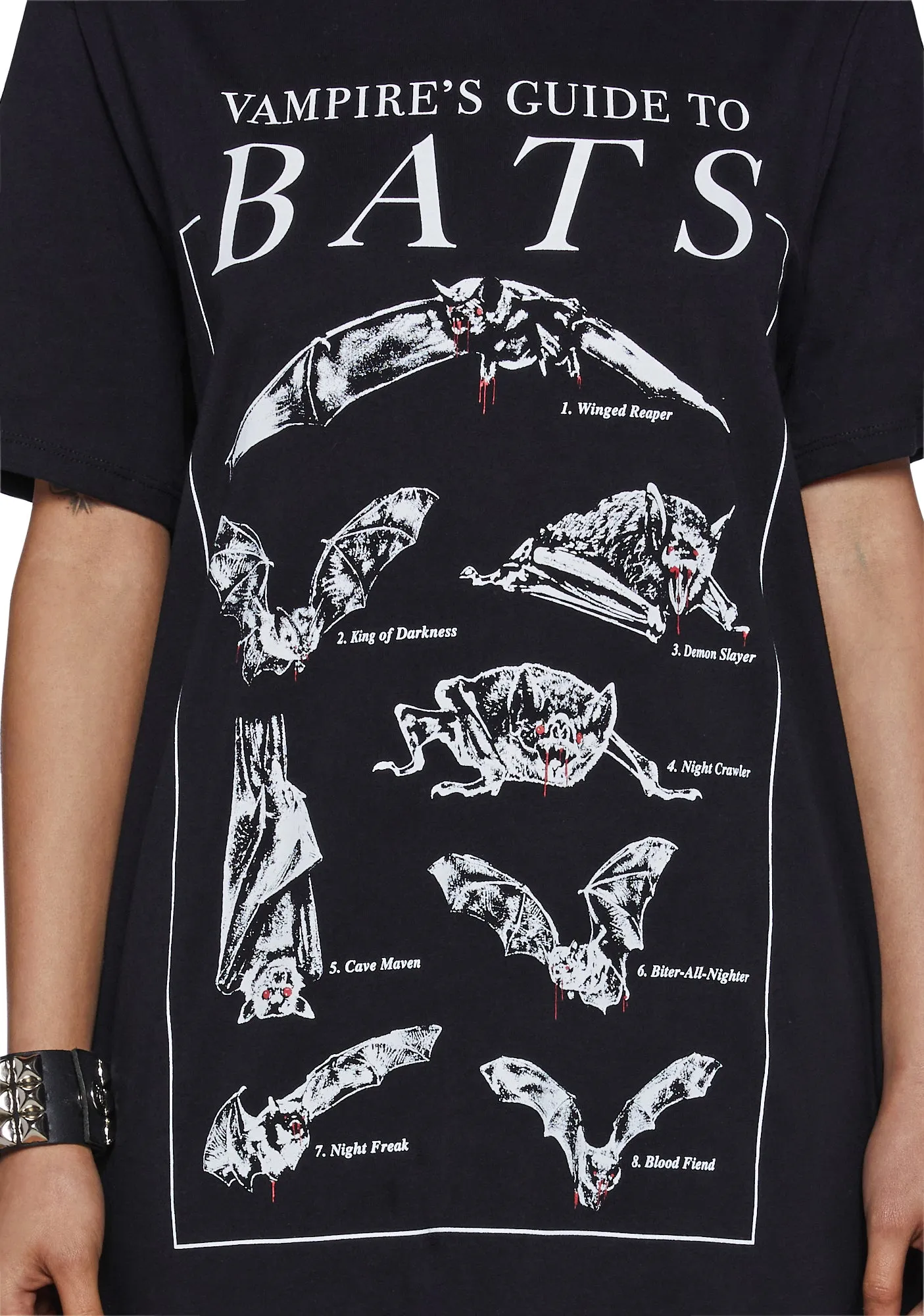 She's My Little Batty Graphic Tee sold by Dolls Kill product image thumbnail 2