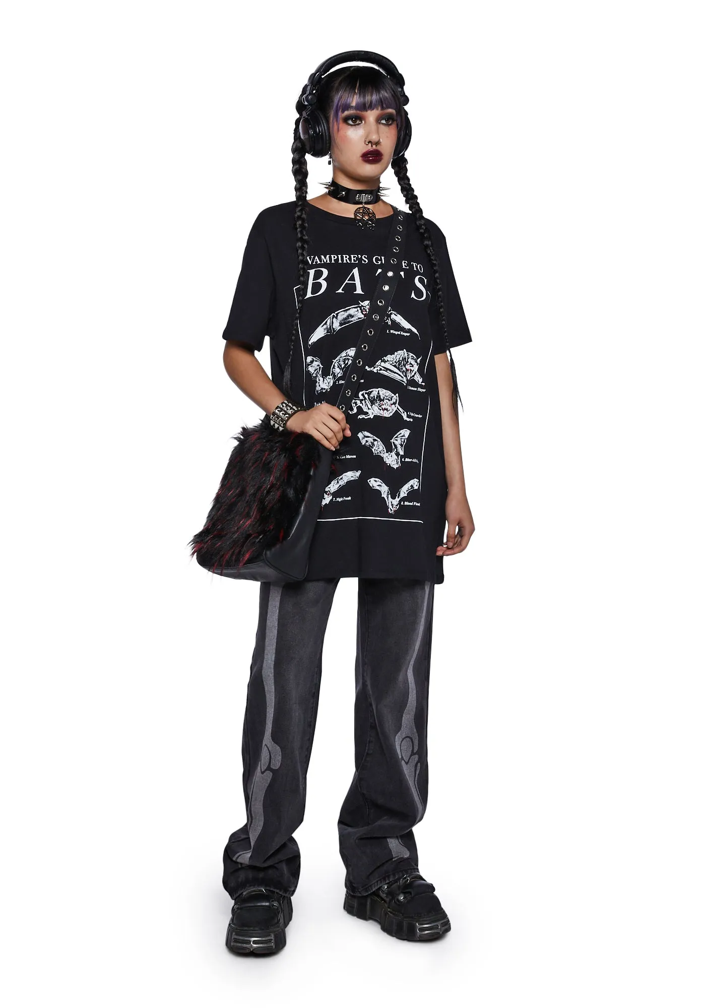 She's My Little Batty Graphic Tee sold by Dolls Kill product image thumbnail 5