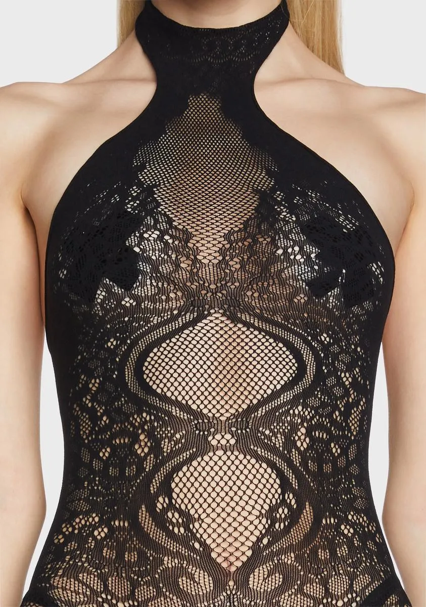 I'd Run Away Fishnet Bodystocking sold by Dolls Kill product image thumbnail 2