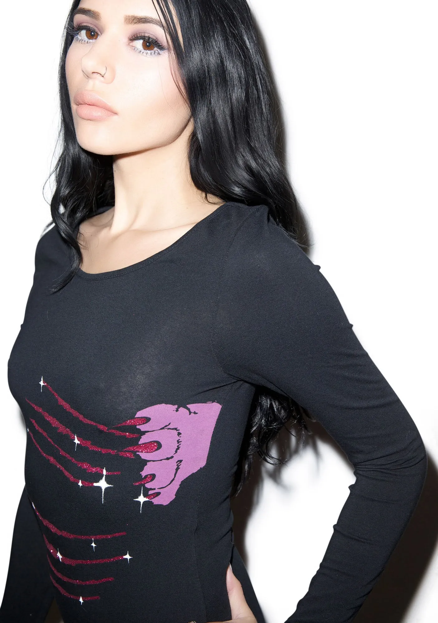 Scratch Post Bodysuit sold by Dolls Kill product image thumbnail 5