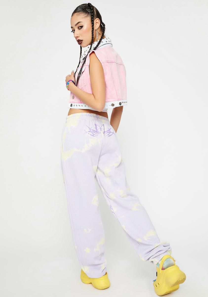 Tie Dye Paradise Lost Jogger Sweatpants sold by Dolls Kill product image thumbnail 4