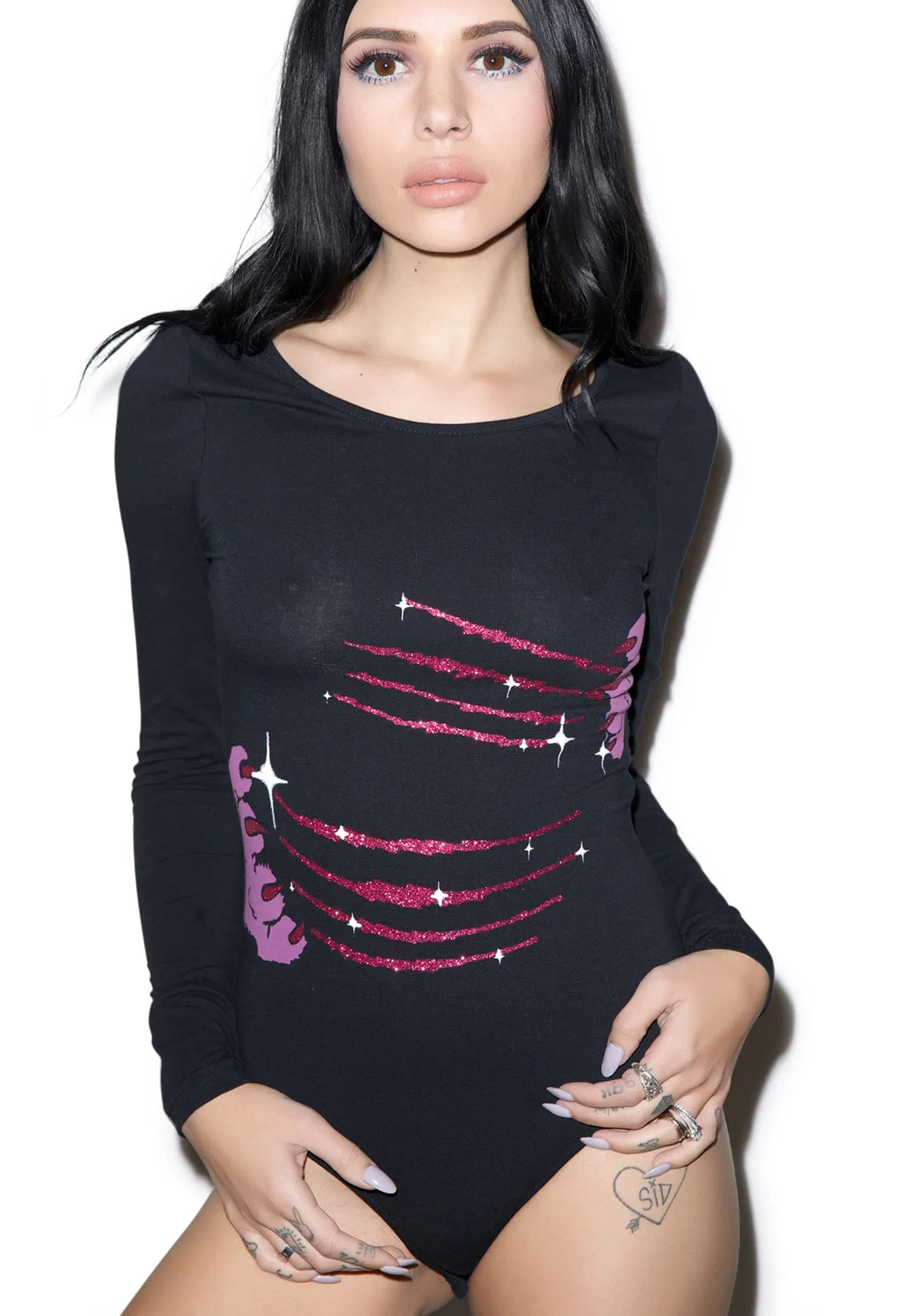 Scratch Post Bodysuit sold by Dolls Kill