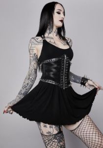 Maiden Of Chaos Mini Dress sold by Dolls Kill
