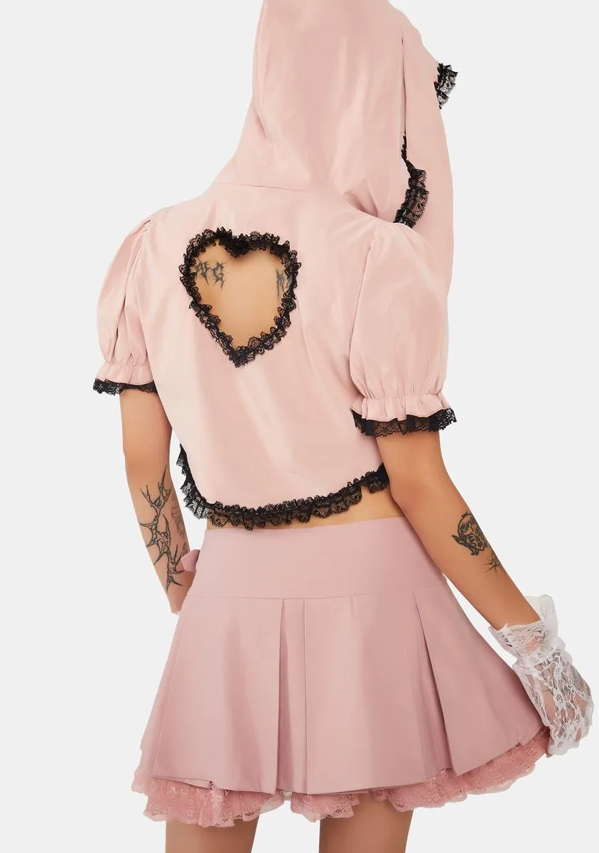 Alternative Rebel Heart Bag Pleated Mini Skirt sold by Dolls Kill product image thumbnail 4