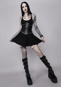 Maiden Of Chaos Mini Dress sold by Dolls Kill