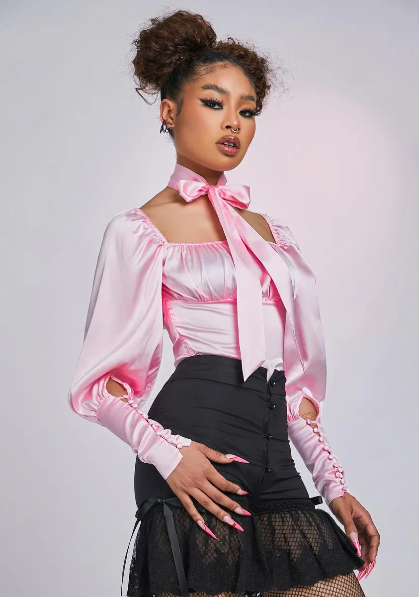The Mabel Puff Sleeve Blouse sold by Dolls Kill product image thumbnail 2