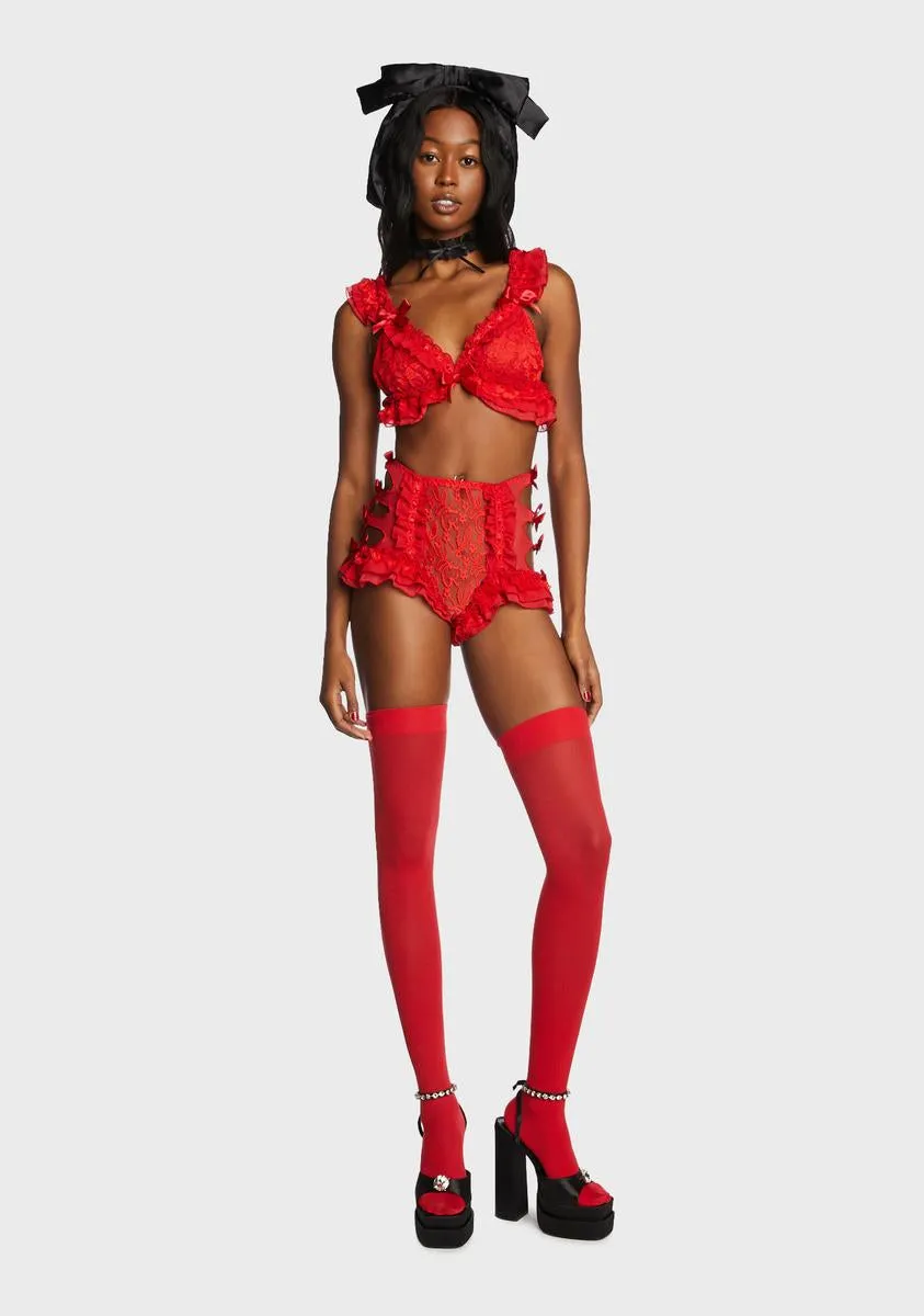 Ruby Everybody Needs Somebody Lace Panties sold by Dolls Kill product image thumbnail 3