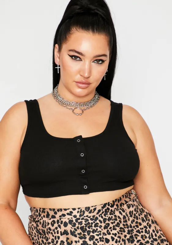 Plz Tag Me Henley Tank sold by Dolls Kill