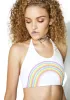 Bright Rainbow Halter Top sold by Dolls Kill