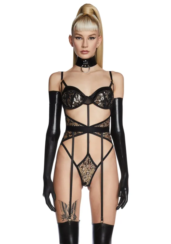 Tame Me Lace Teddy sold by Dolls Kill