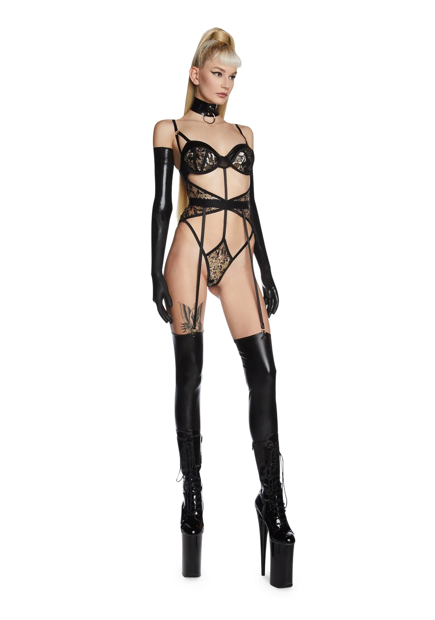 Tame Me Lace Teddy sold by Dolls Kill product image thumbnail 2