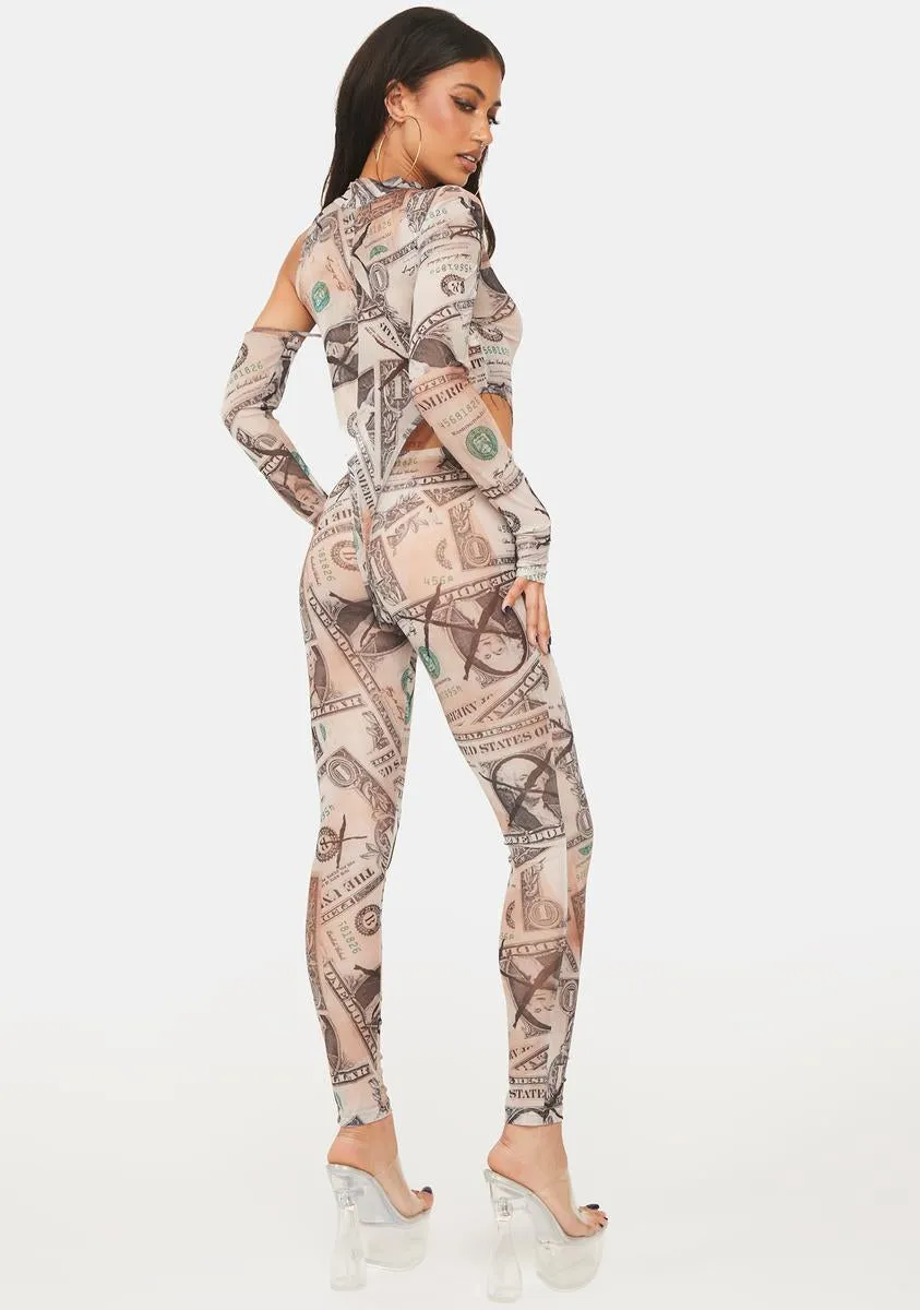 Cash Rogue Fashionista Printed Catsuit sold by Dolls Kill product image thumbnail 4