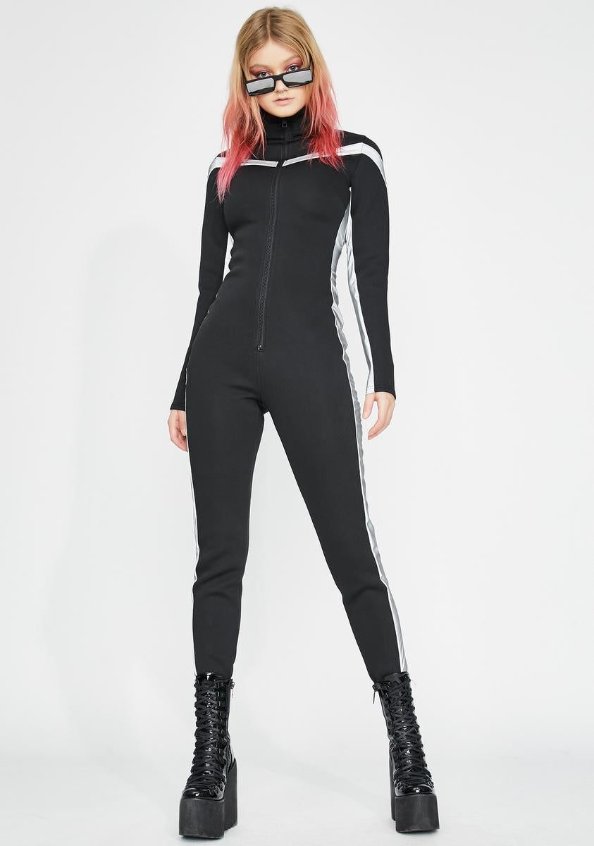 Ultrasonic Apex Reflective Catsuit sold by Dolls Kill product image thumbnail 2