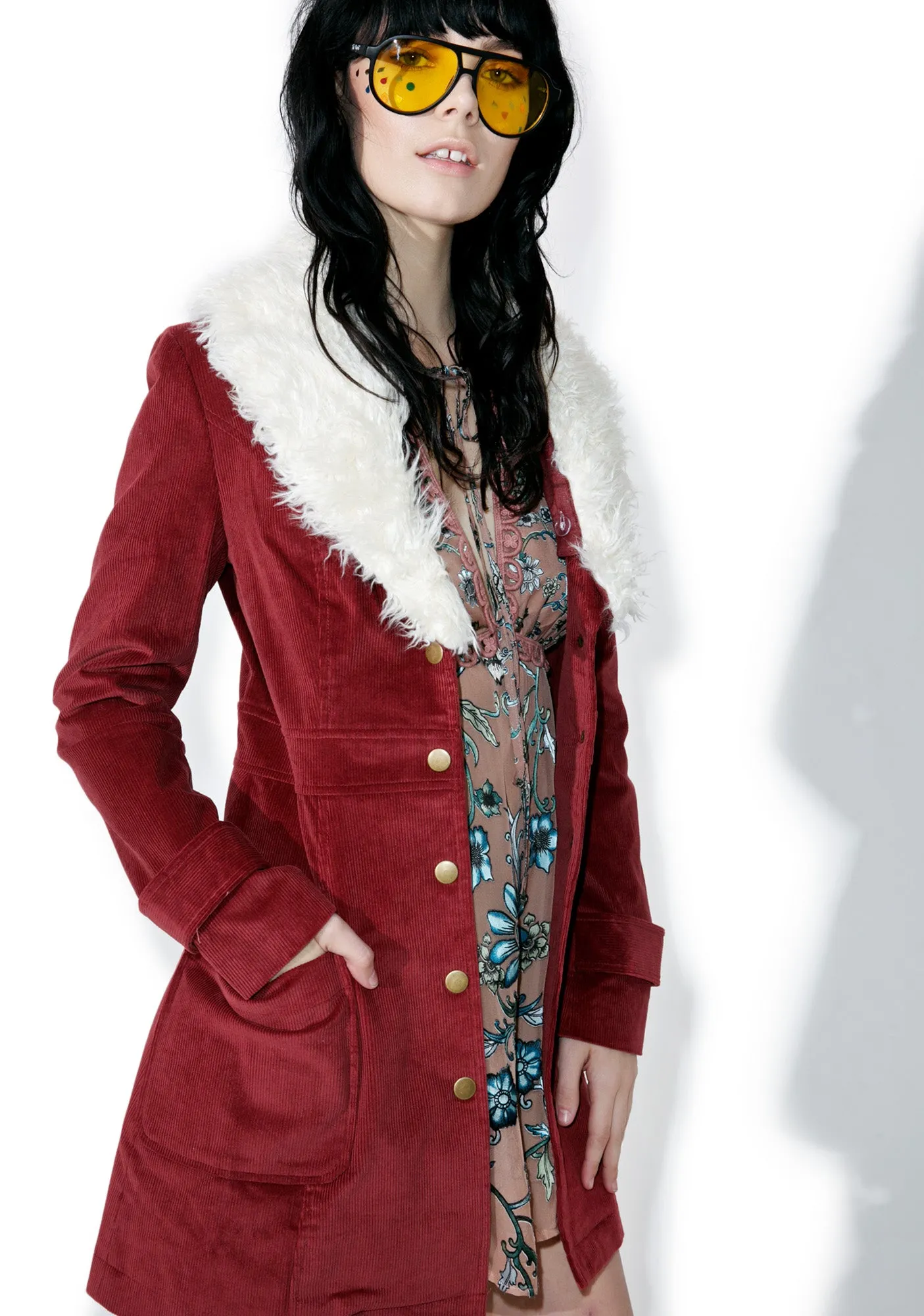 Rumours Faux Fur Coat sold by Dolls Kill product image thumbnail 2